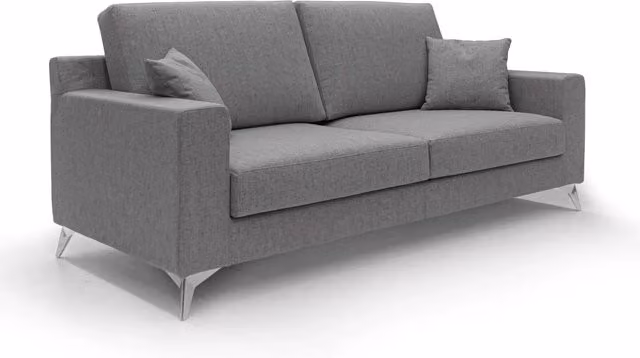 Divano Michael Divani.Store in tessuto impermeabile antimacchia grigio L: 186 cm