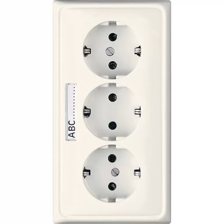 Jung CD523NA Presa SCHUKO® da incasso per canalina, 16 A, 250 V ~, bianca