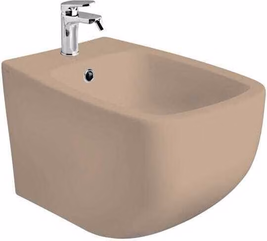 Bidet sospeso in Vetroceramica color sabbia opaco | Mozart