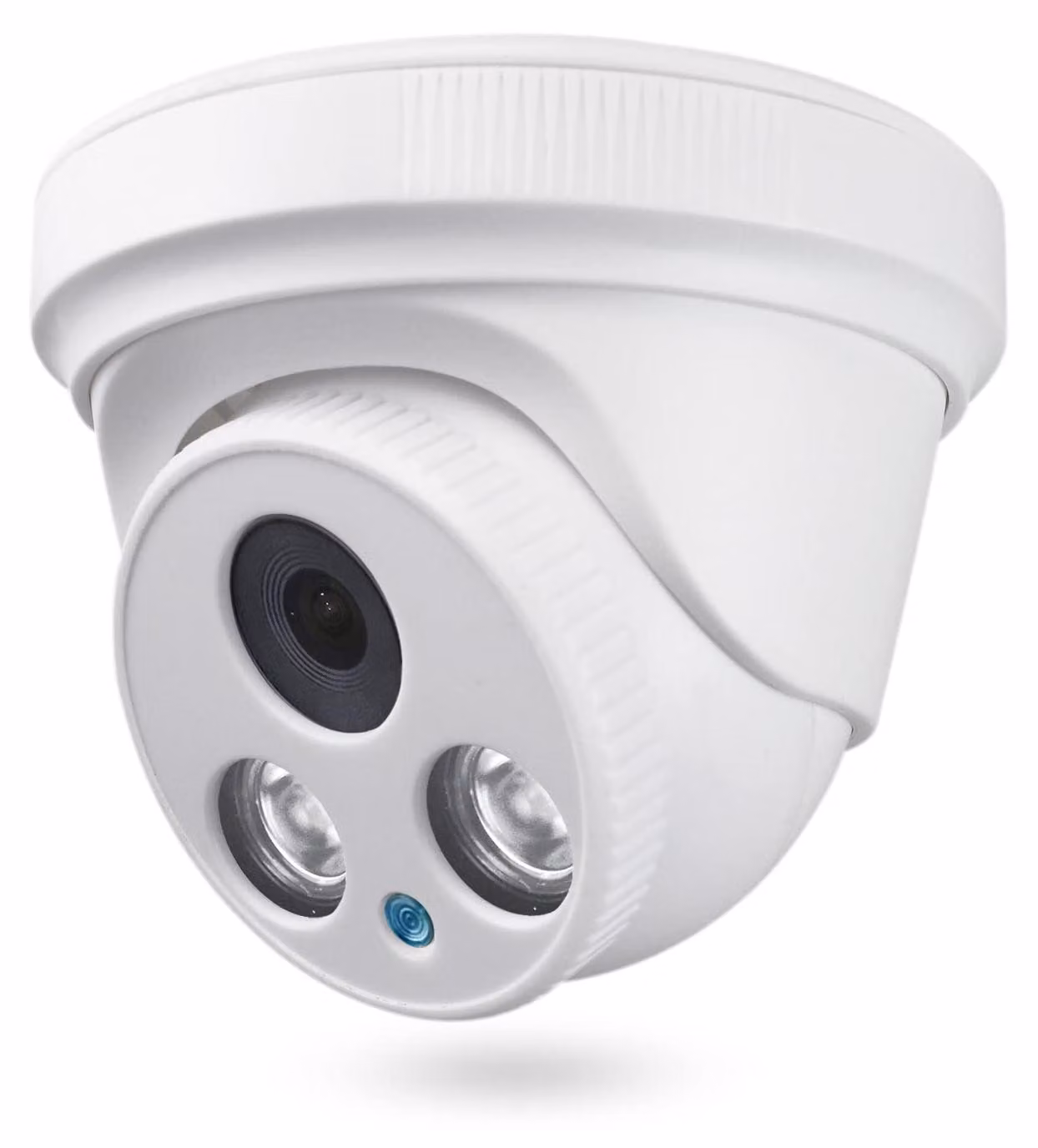 Telecamera a cupola di sicurezza - Risoluzione 5.0 MP - Connessione Ethernet PoE - Visione notturna con filtro IR - Adatta per interni ed esterni