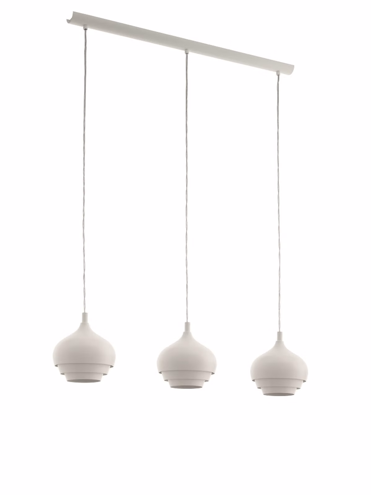 Lampada a sospensione Camborne 3 luci bianco Eglo 97213