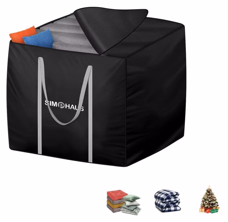 Cuscino da esterno impermeabile in tessuto Oxford 420D, dimensioni 80x80x90 cm, ideale per l'albero di Natale e altri usi