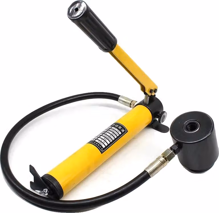 Trapano a percussione idraulico, stampi manuali, set di utensili portatile, giallo