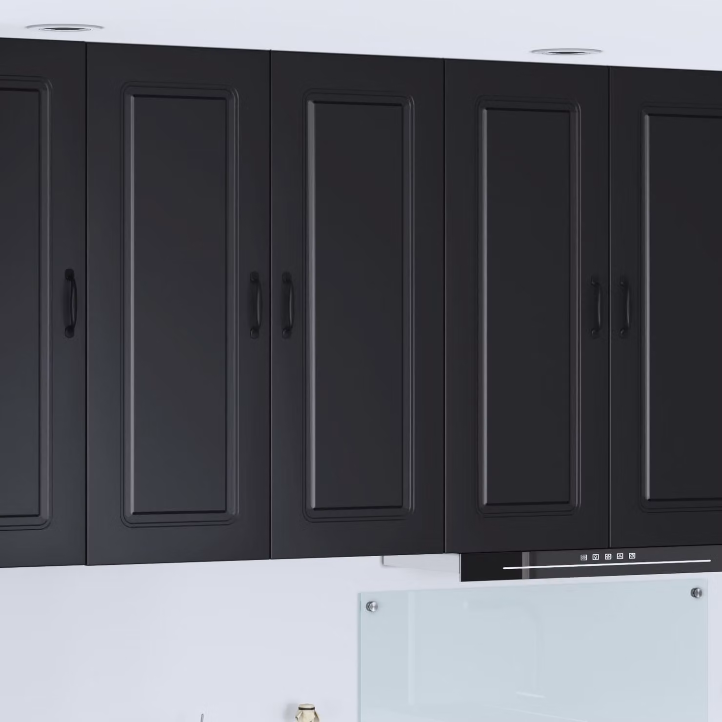 Pannello per lavastoviglie da incasso vidaXL Kalmar Nero L: 80 cm, P: 31 cm, H: 100 cm