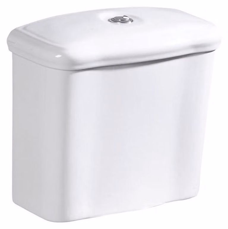 Sapho Kerasan Retro - Cassetta di scarico combinata, bianco 108101