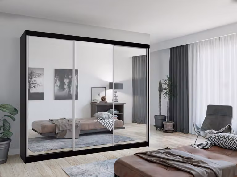 Armadio, mobiletto guardaroba, legno, lusso, armadio per abiti, design, finitura lucida
