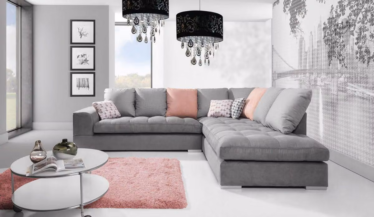 Ecksofa Sofa Couch Eck Couch Polster Couchen Garnitur Sitzecke Ecksofas Sofas