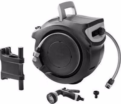 Avvolgitubo Irrigazione Kit Rewall Globo Gf Plastica con Tubo 1/2 30 m