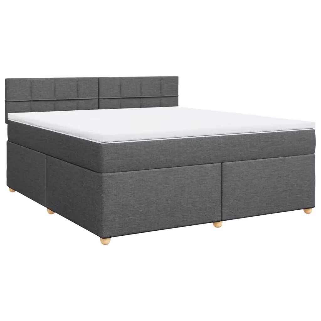 Letto Ibrido con Giroletto a Molle e Materasso vidaXL Grigio e Bianco L/P/H: 180 x 200 cm – 2
