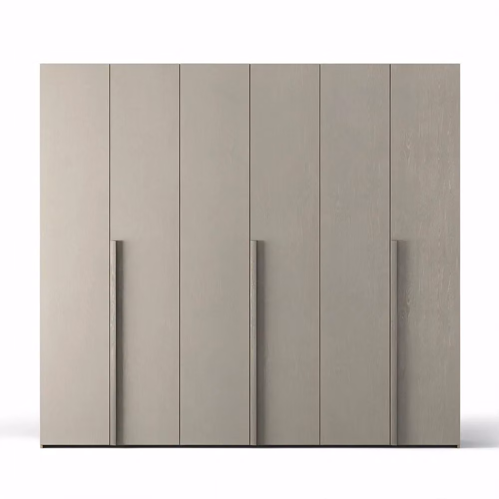 Armadio moderno a 6 ante battenti in olmo ossido Coco con chiusura soft close, L: 276 cm, P: 60,3 cm, H: 250 cm – 2