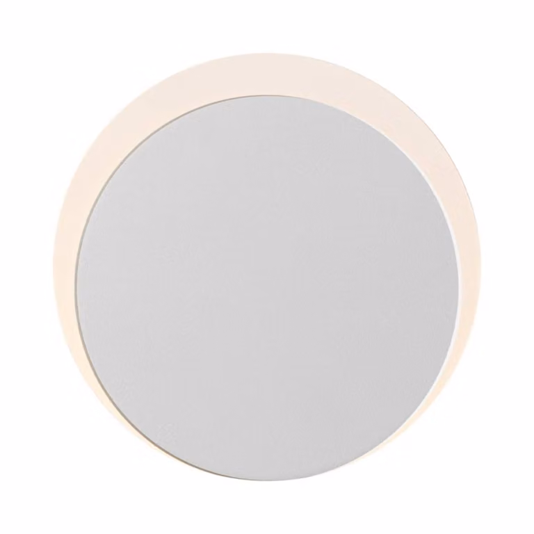 HELL Applique da esterni a LED Sun-B, dimmerabile, Bianco / Opale, Metallo, Moderno, Applique LED da esterni