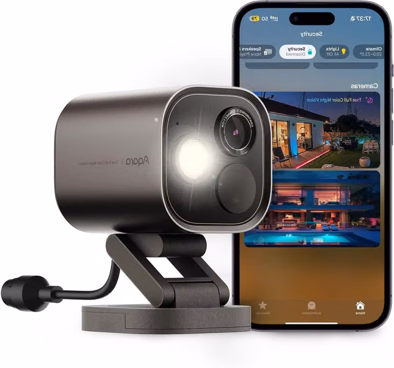 Telecamera di sicurezza da 4MP - Telecamera per esterni - Telecamera di sicurezza intelligente - Telecamera intelligente - Connessione PoE