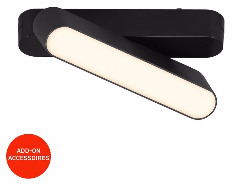 Sistema di binari Briloner Luxtrail, luce LED, orientabile, nero