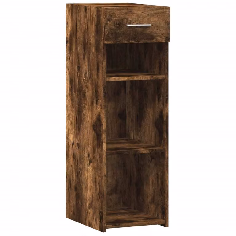 Credenza Rovere Fumo 30x42,5x93 cm in Legno Multistrato