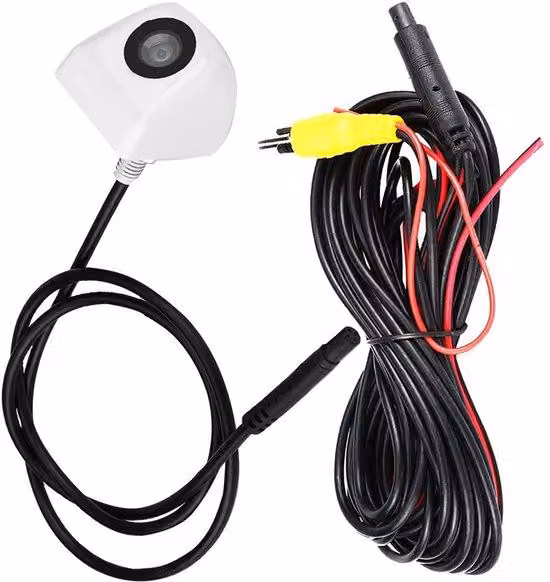 Telecamera di videosorveglianza per auto, resistente all'acqua ( IP68), con ampio angolo di visione e visione notturna - Sensore immagine 720p - Sensore CMOS - Cavo di rete incluso