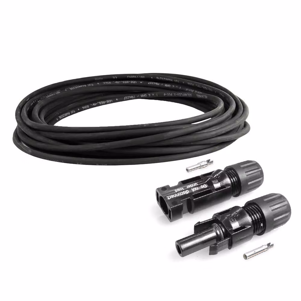 Kit di connessione solare 1 - Cavo solare da 10 m + spina MC4