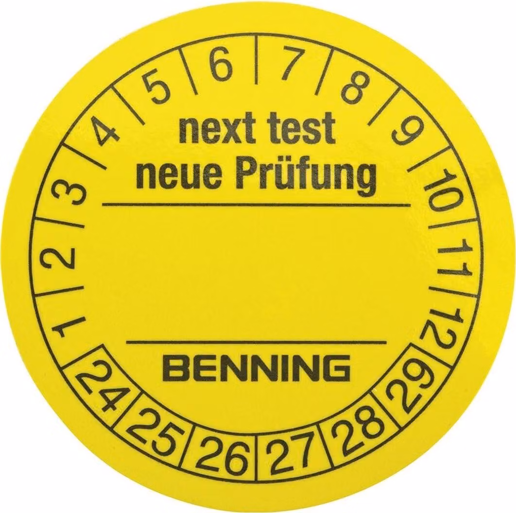 Prüfplakette Benning | 4014651562127