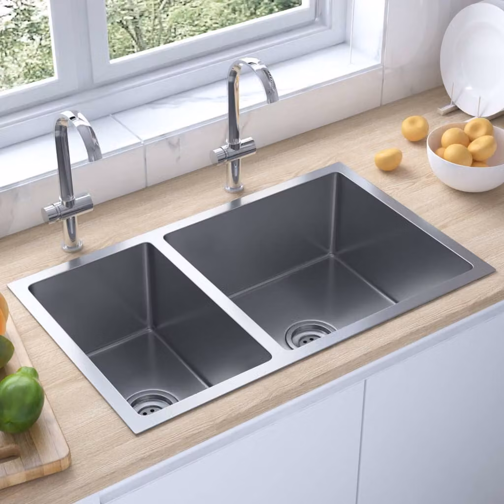The Living Store Lavello da cucina in acciaio inox