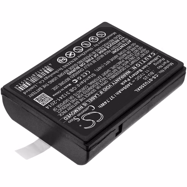 TECHTEK Batteria compatibile con [Sumitomo] Fusion Splicers BU25, Type-25, Type-25e sostituisce BU-25