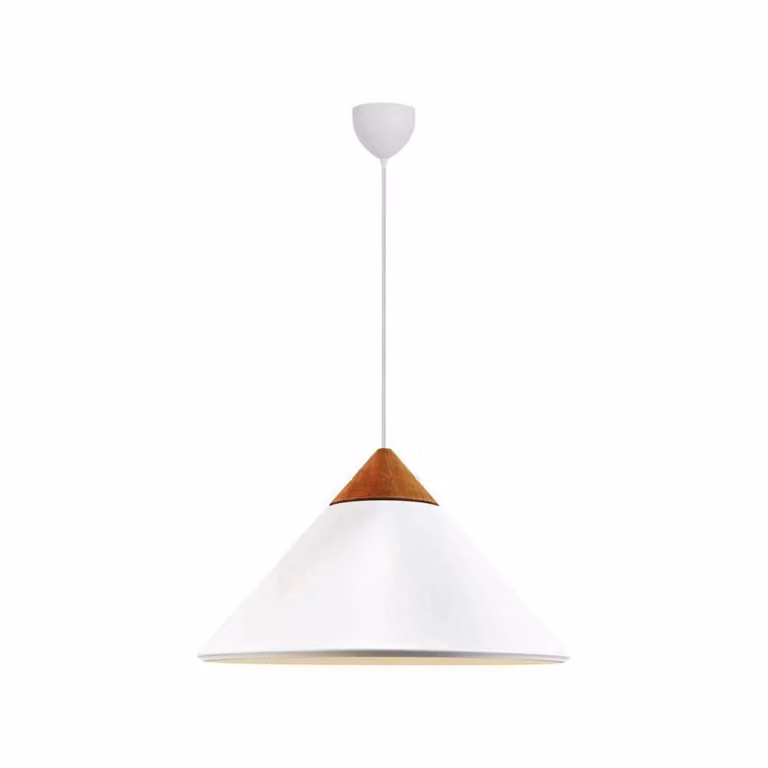 DFTP by Nordlux Lampada a sospensione Kinto, dimmerabile, Bianco / Opale, Soggiorno / Sala da pranzo, Metallo, Scandinavo, Lampada a sospensione