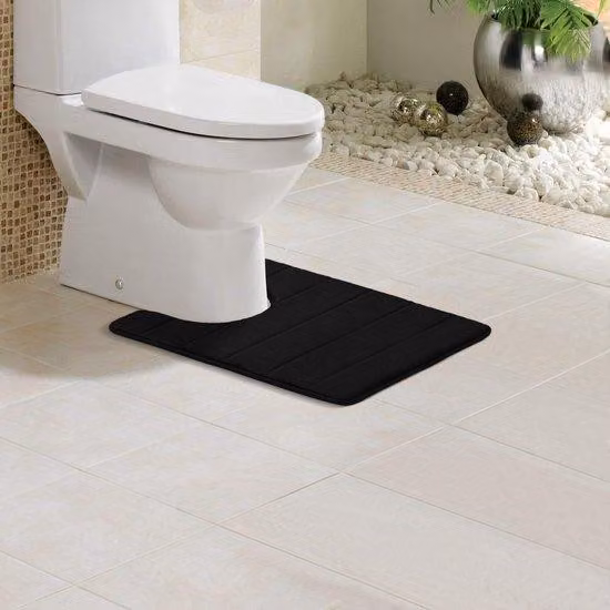 Tappetino antiscivolo in schiuma espansa per il bagno/WC, lavabile