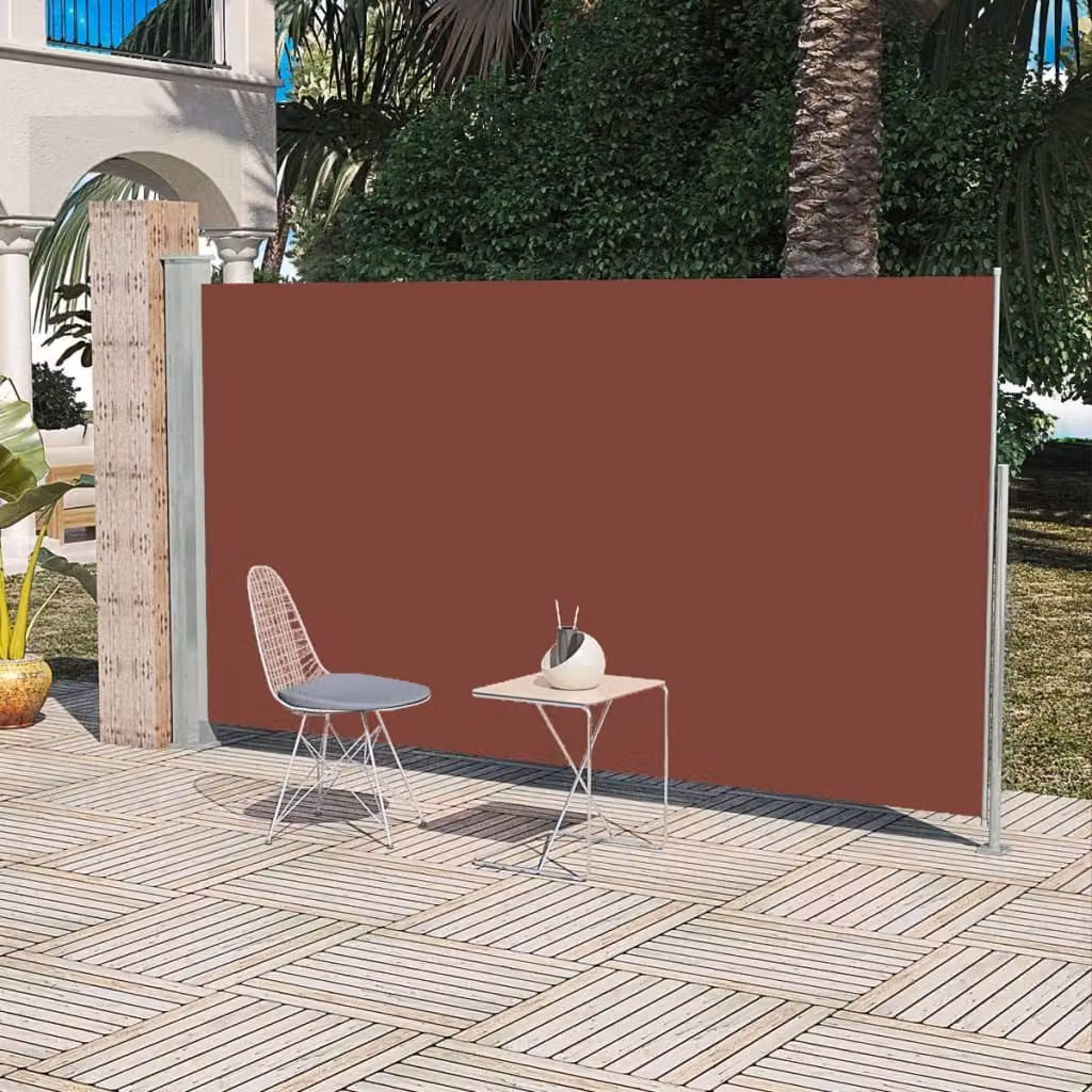 Maison Exclusive - Tenda laterale estensibile 160x300 cm marrone