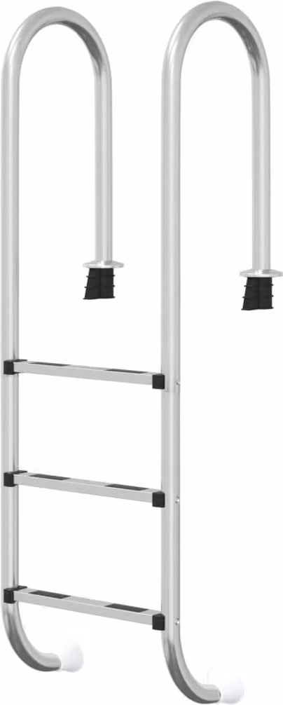 Scala per Piscina 54x38x158 cm Acciaio Inox 304
