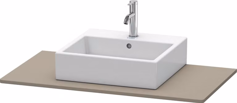 Console Duravit XSquare, 1 découpe, 1000x16x550mm, XS060E09090, XS060E09090