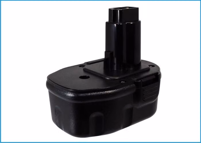 TECHTEK Batteria compatibile con [DeWalt] DC528 Flashlight, DC551KA, DC612KA, DC613KA, DC614KA, DC615KA, DC728KA, DC731KA, DC735KA, DC735KB, DC757KA,