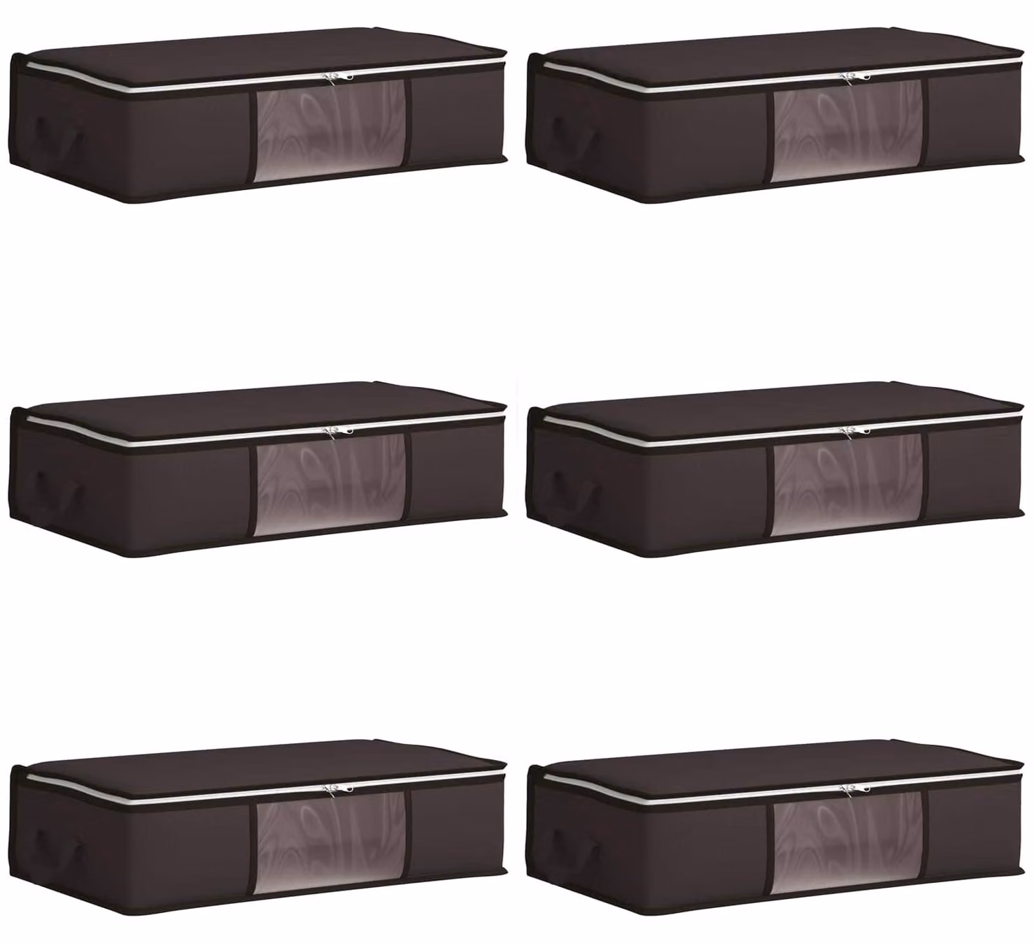 Scatola di stoccaggio con finestra laterale trasparente 6 pcs