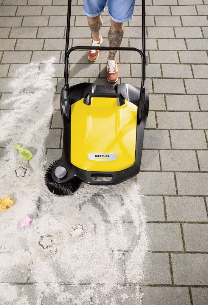Spazzatrice manuale Karcher S 6 gialla in plastica – 2