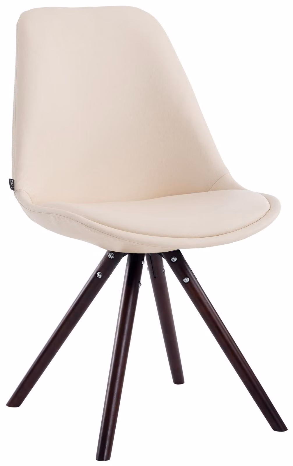 Sedia visitatore Laval Cappuccino rotonda