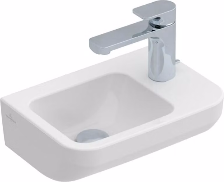 Villeroy & Boch Architectura lave-mains, rectangulaire, trou pour robinetterie à droite, sans trop-plein, 360x260mm, 437337R1, 437337R1