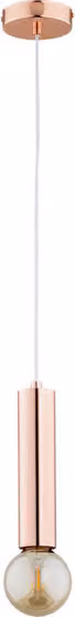 Lampada a sospensione JAZZ in rame 1xE27x15W metallo, dimensioni: 90x10x10 cm, IP20, Alfa