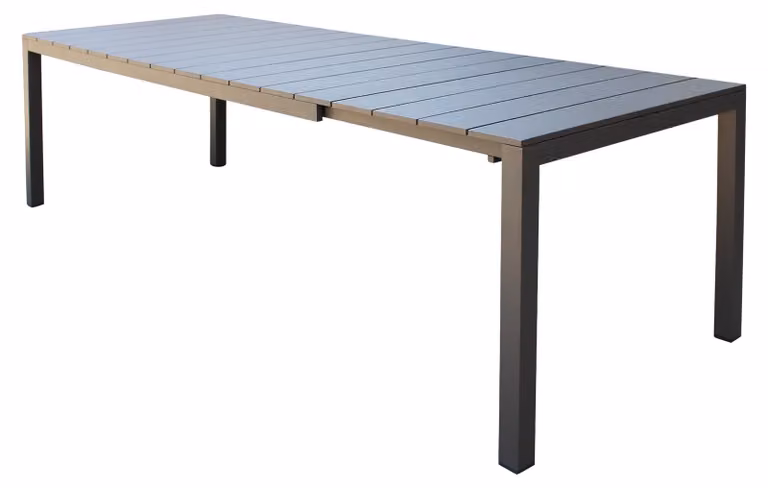 MilaniHome.it - tavolo da giardino in alluminio allungabile per esterno cm 148/214 x 85 x 75,5 h