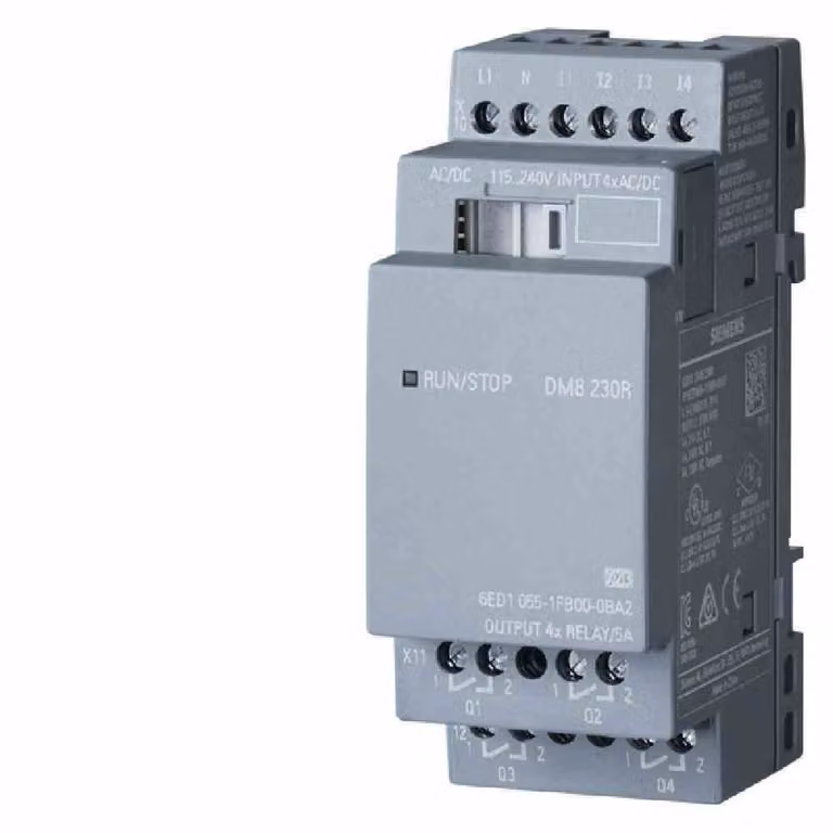 Modulo di espansione PLC Siemens LOGO! DM8 230R 0BA2 6ED1055-1FB00-0BA2 115 V/AC, 230 V/AC, 115 V/DC, 230 V/DC (6ED1055-1FB00-0BA2)