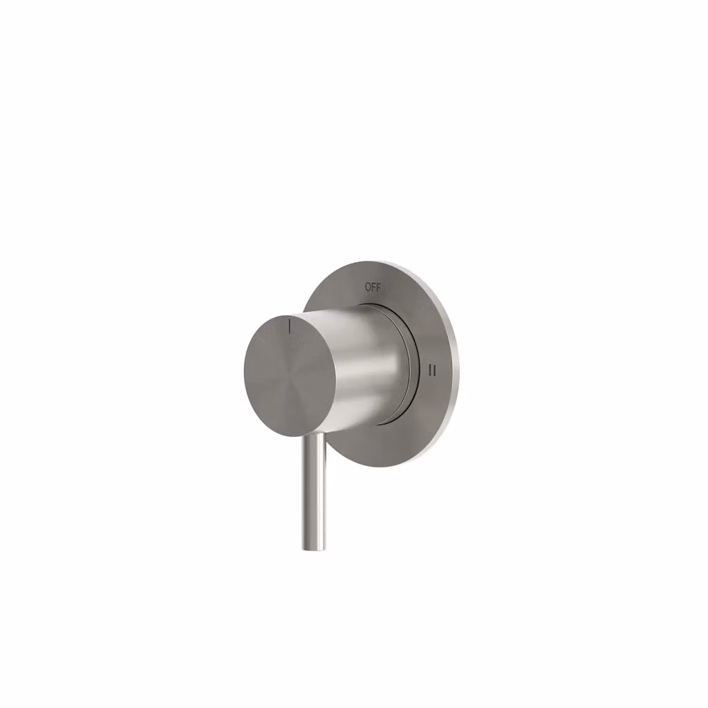 SINED Deviatore a muro per vasca in acciaio inox 316L satinato argento a incasso – 2