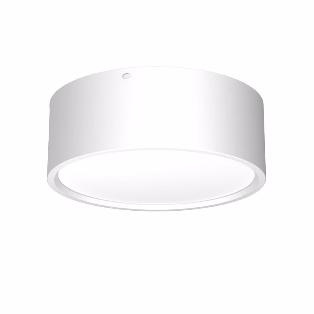 Spot a soffitto bianco rotondo Ø16cm colore neutro LED 24W downlight led Luminex