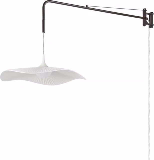 Applique Bover Mediterrània bianca con tecnologia LED e altezza regolabile
