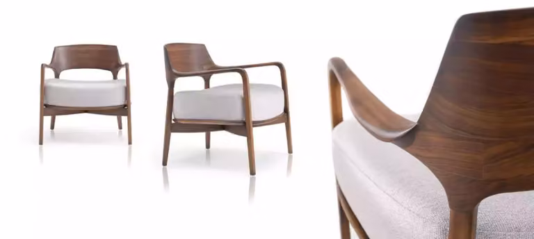 Esszimmer Stuhl Wohnzimmer Lehnstuhl Stühle Holz Modern Polster Lehnstühle