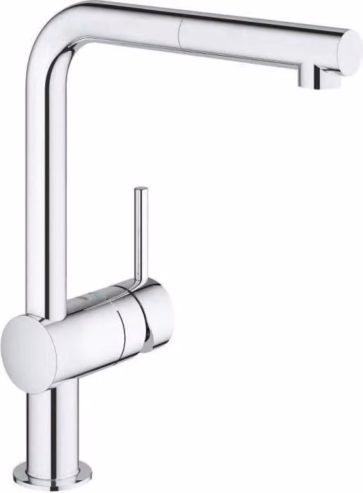 Rubinetto da cucina, bocca estraibile, rotazione a 360°, GROHE Minta, cromato