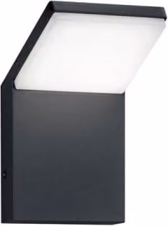 Applique da esterno LED Pearl di Trio Leuchten in alluminio colore grigio con protezione IP54 e luce bianca calda – 1