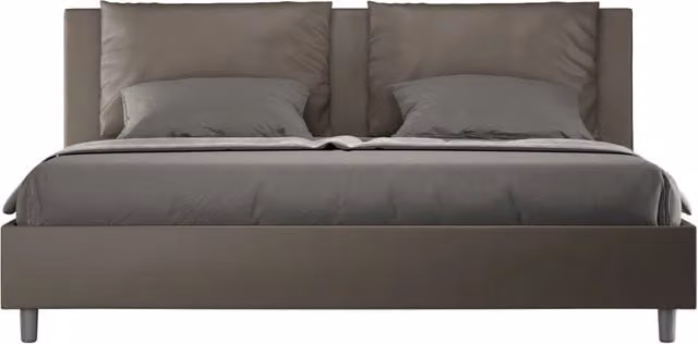 Letto Matrimoniale Extra Large 200x200 cm Senza Rete Antea Cappuccino