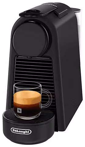 Macchina per caffè a capsule De'Longhi Essenza Mini EN85 BKMT, compatibile con Nespresso Original, Black, 1370 W, Serbatoio acqua 0,6 l, con spegnimento automatico