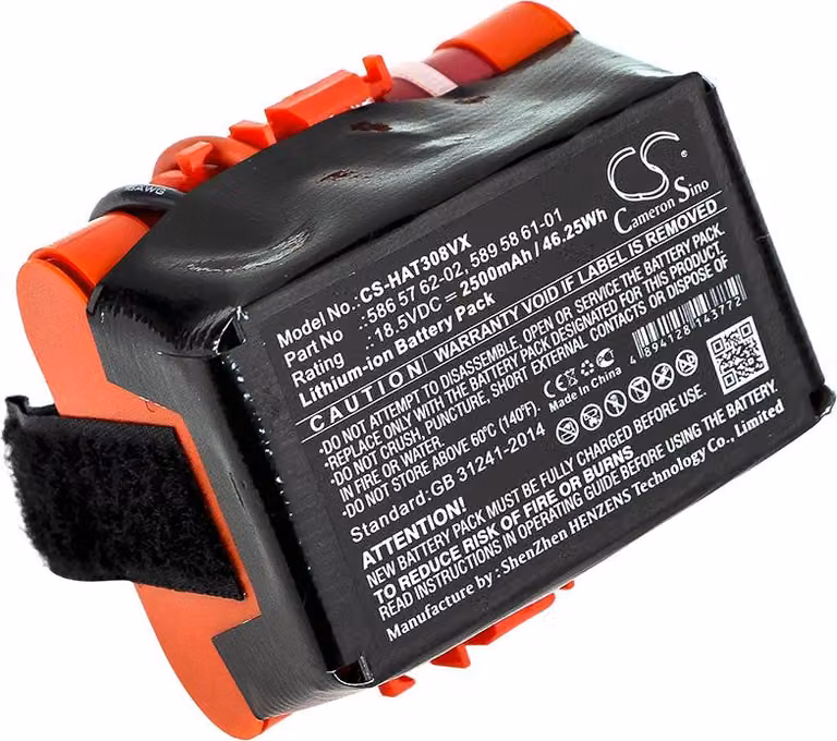 TECHTEK Batteria compatibile con [Husqvarna] Automower 105, Automower 305, Automower 308, per [Gardena] McCulloch Rob R600, R38Li 2017, R40, R40Li 20