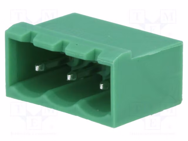 1 x Morsetto di fissaggio disattivabile, connettore diritto, passo 5,08 mm, numero di poli: 3, connettore maschio MSTBVA 2,5/3-G-5,0