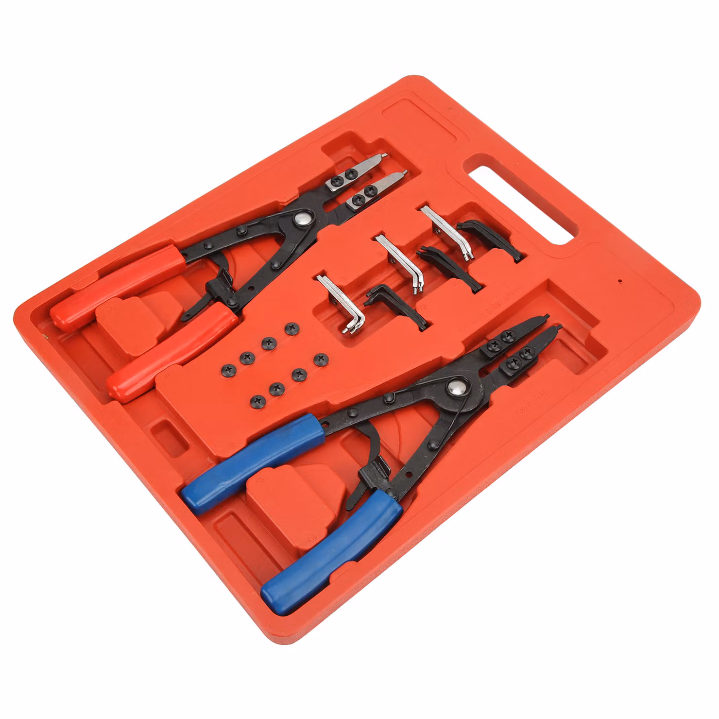 Pinza per anelli a scatto, set di pinze per anelli a scatto, pinza per anelli a scatto per impieghi gravosi, set di pinze per anelli a scatto, pinza per anelli a scatto esterni, pinza per anelli a scatto interni