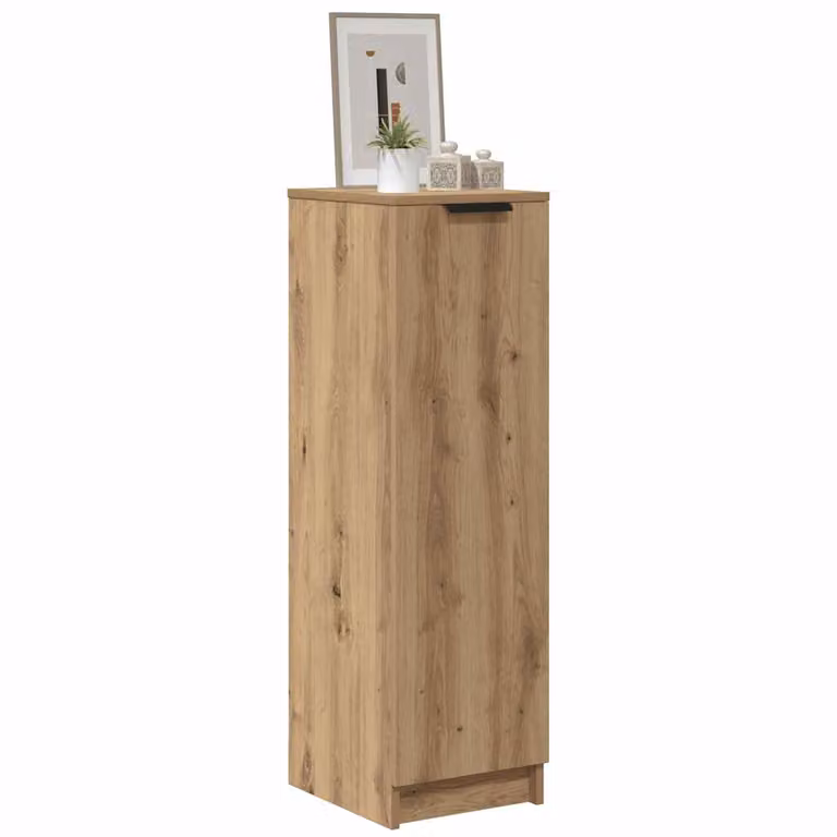 Scarpiera moderna vidaXL in MDF marrone con ante a battente, L/P/H: 29,5 x 35 x 100,5 cm