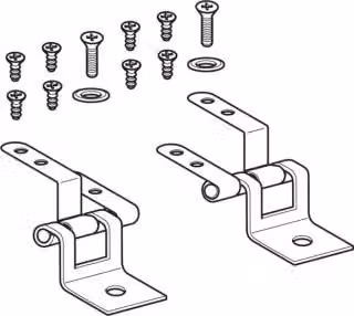 Geberit GE cerniere in acciaio inox, per 574100 Cerniere in acciaio inox per 574100