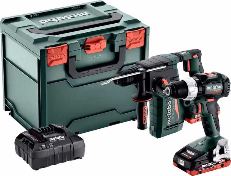 Metabo Accu Combo Set 2.3.6 18 V BS 18 LT BL + KH 18 LTX BL 24; metaBOX 340